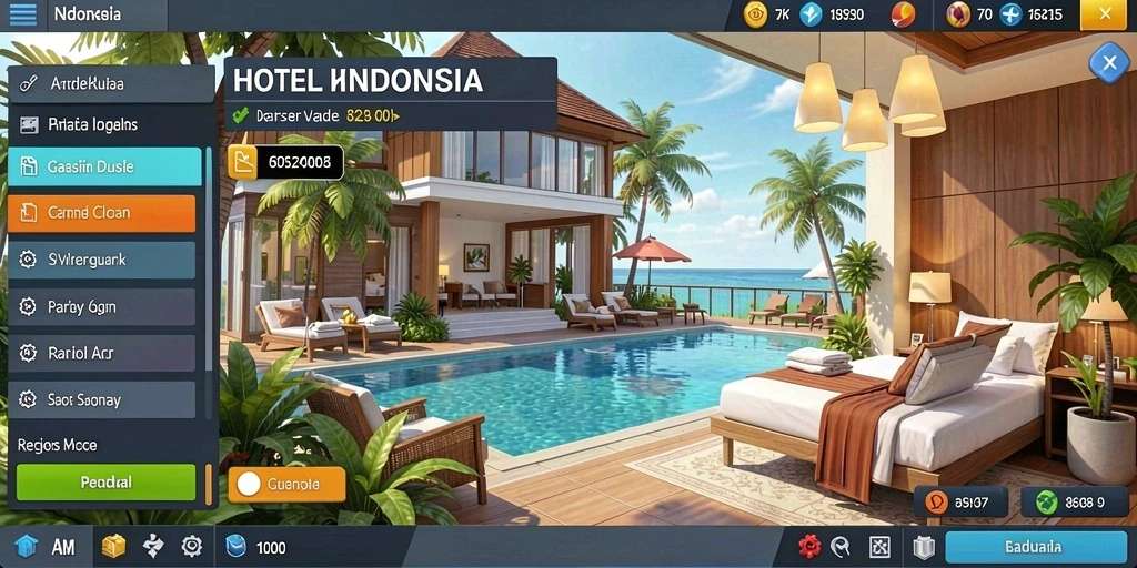 Tampilan level baru yang menantang dan penuh warna.